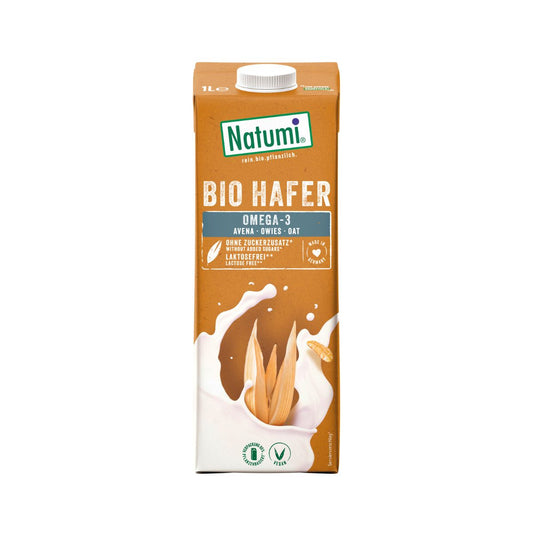 Bebida de Aveia com Ómega 3 BIO Natumi 1 L