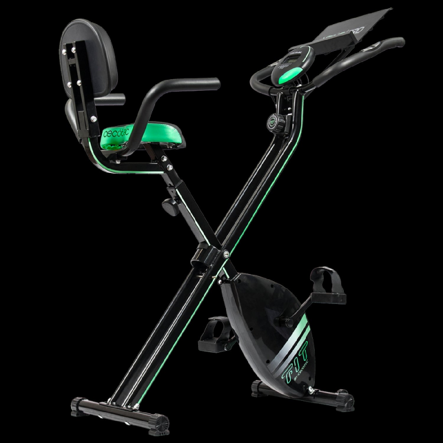 Cecotec Bicicleta Estática Plegable X-bike Pro X. Resistencia Magnética Variable Sillín Confort Con Respaldo Y Agarres L_0