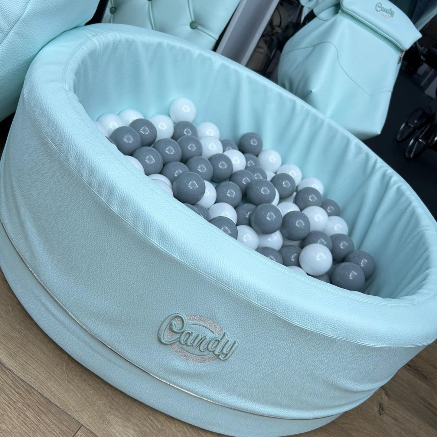 Piscina De Bolas Polipiel Candy Menta_2