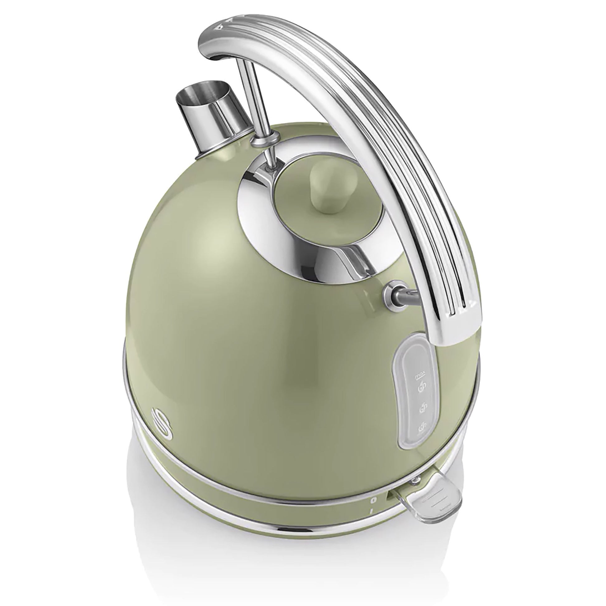Swan Retro Set Desayuno Hervidor De Agua 1,8 L Inalámbrico, Tostadora 2 Rebanadas Anchas, Vintage, Stp7050gneu, Verde_5
