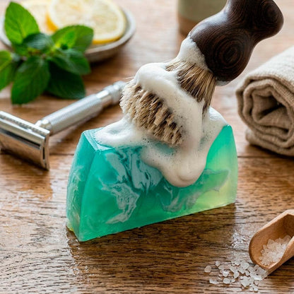 3 Jabón Afeitado Y Depilación. Evita Irritación, Cortes. Glicerina Vegetal Y Aceite De Aguacate. Gentleman Sport Pomelo_4