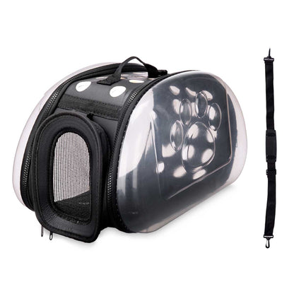 Well Home - Transportín Pequeño Plegable Para Mascotas 37x7,5x22 Color Negro_0