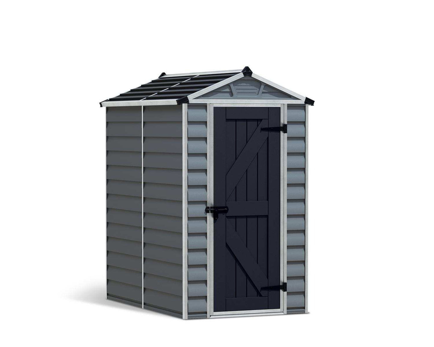 Telheiro de jardim Skylight Deco em cinzento da Palram 121x177 cm