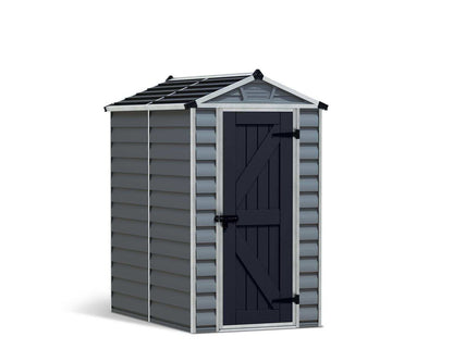 Telheiro de jardim Skylight Deco em cinzento da Palram 121x177 cm