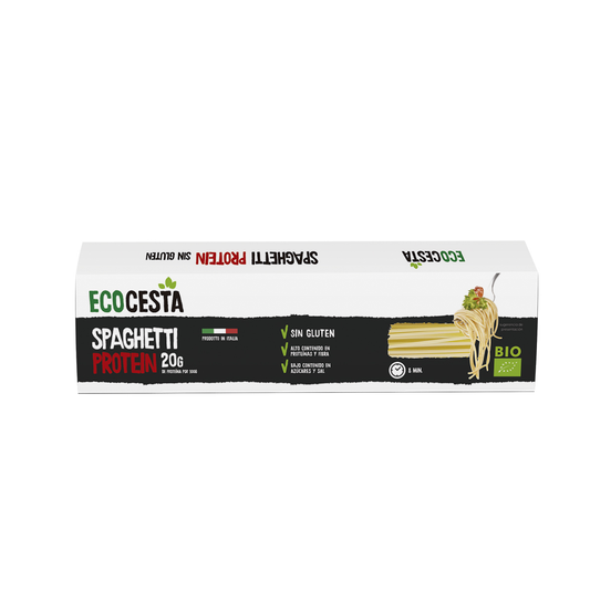 Espaguetis Protein sin gluten BIO Ecocesta 250 gr