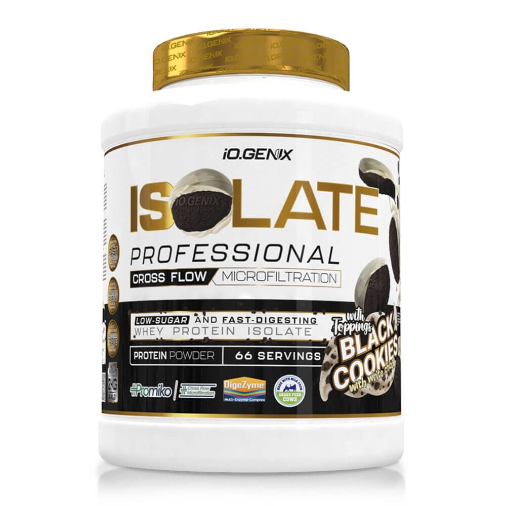 Isolate Profesional - 2kg - Black Cookies Y Chocolate Blanco - Proteína De Aislado De Suero Isolate - Io.genix_0