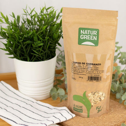 Flocos de Grão de Bico Naturgreen BIO 225 g