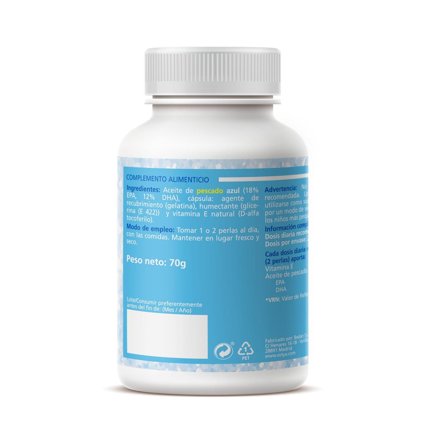 Sotya Óleo de Peixe Ómega 3 50 Pérolas 1400 mg