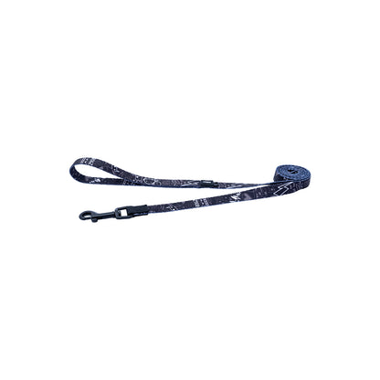 Correa Para Perro, Modelo Fusion De Rogz, Estampado Graffiti Negro. Talla M (12-22kg)_1