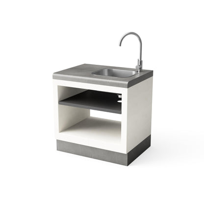 Cozinha exterior Kitaway com churrasqueira e lava-loiça Tuozi