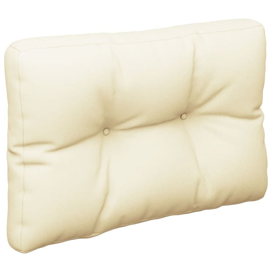 Vidaxl Cojín Para Sofá De Palets Tela Crema 50x40x12 Cm_0