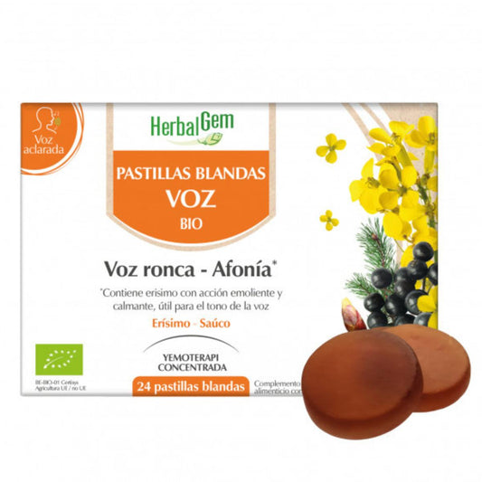 Bio Pastilhas 24 Gum Soft Voice