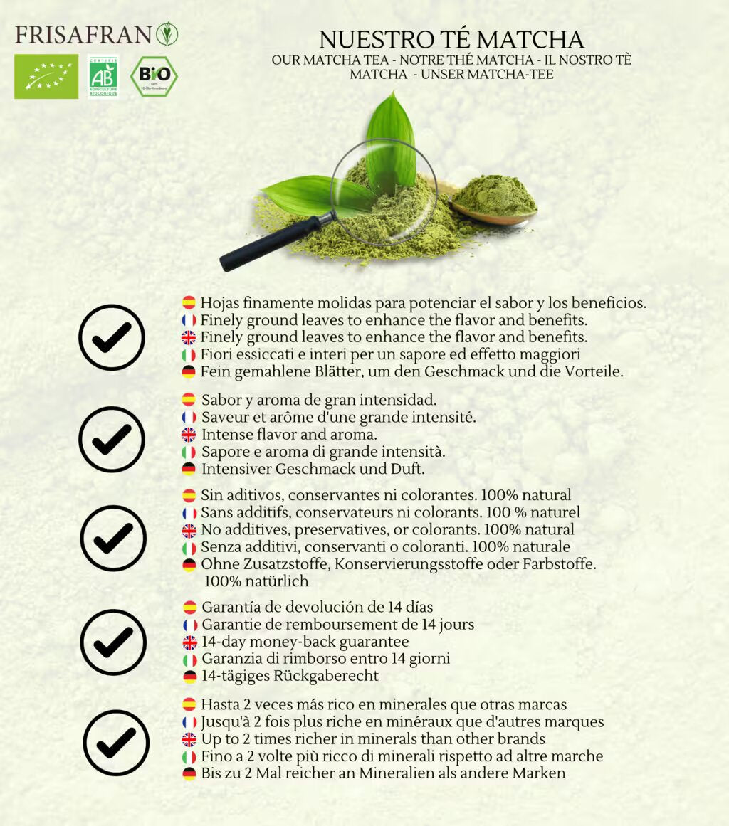 Té Verde Matcha - Calidad Y Sabor | Frisafran 100 G_3