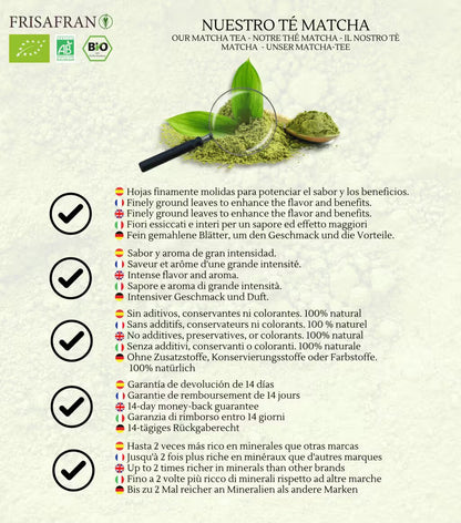 Té Verde Matcha - Calidad Y Sabor | Frisafran 100 G_3
