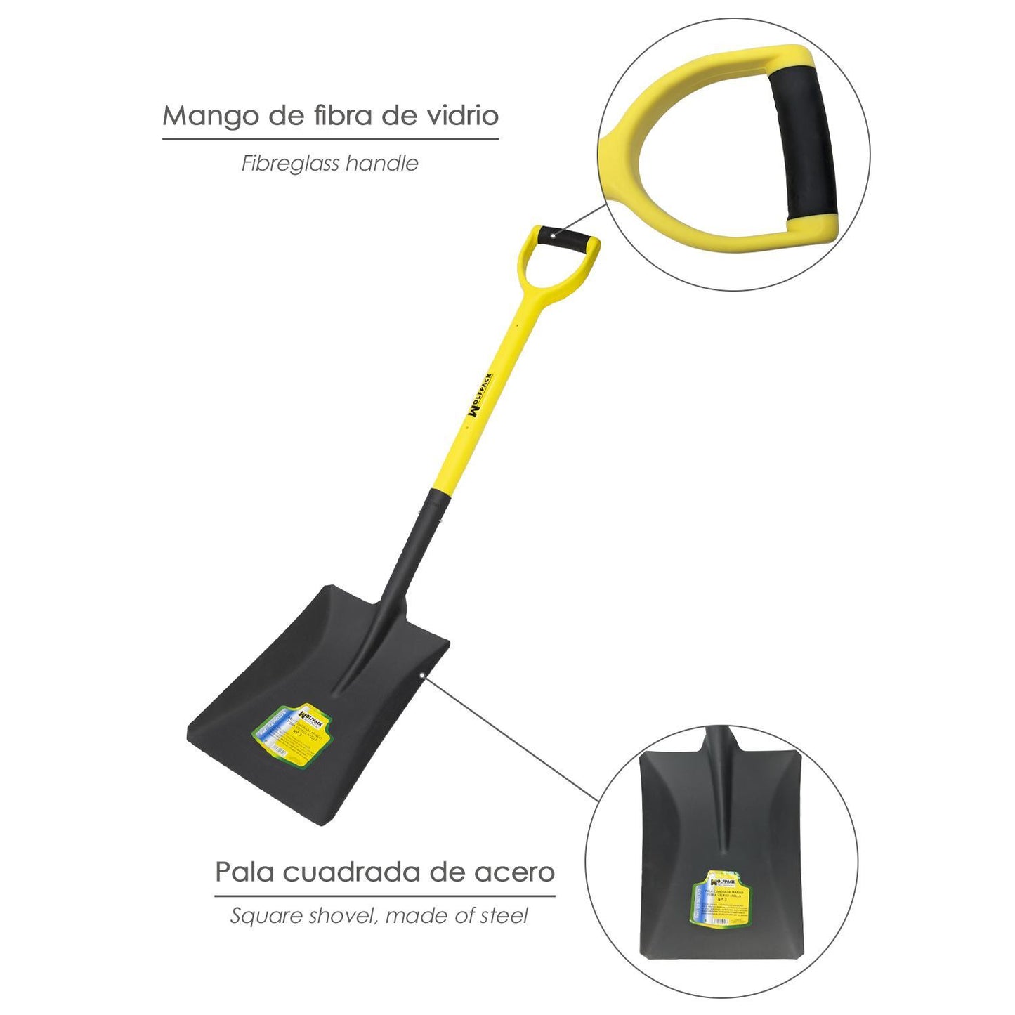 Pala Mango Fibra Vidrio Cuadrada Mango Anilla Nº 3_3