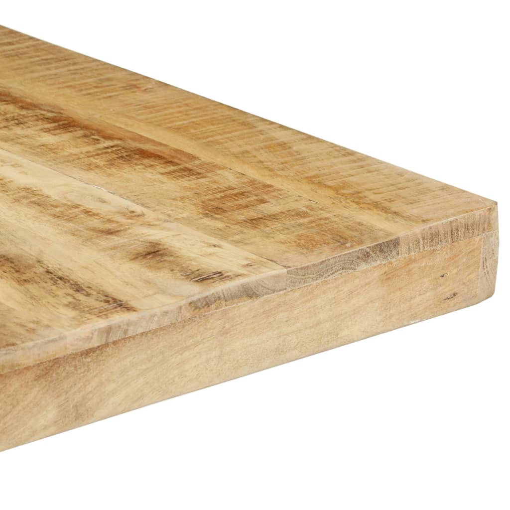 Mesa De Comedor De Madera De Mango Rugosa 160x80x76 Cm_2