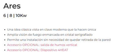 Bricosol Estufa De Pellets Ares 8 Blanco Perla De Ferlux_2