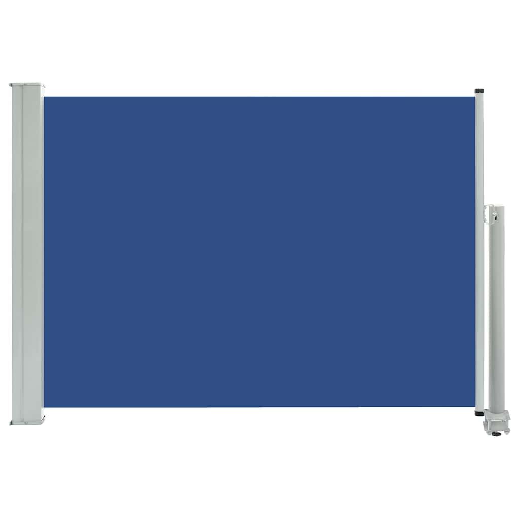 Vidaxl Toldo Lateral Retráctil De Jardín Azul 80x300 Cm_0