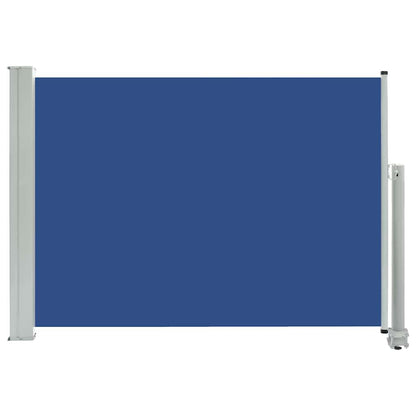 Vidaxl Toldo Lateral Retráctil De Jardín Azul 80x300 Cm_0