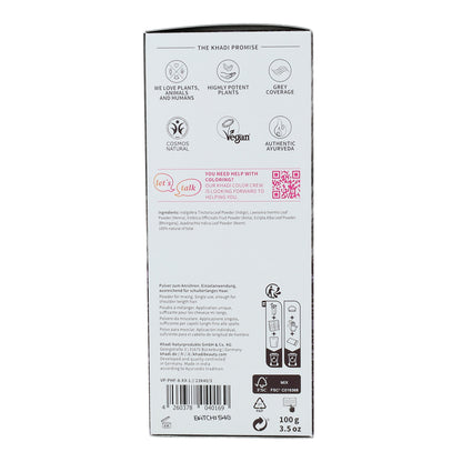 Khadi Tinta Natural Castanho Escuro
