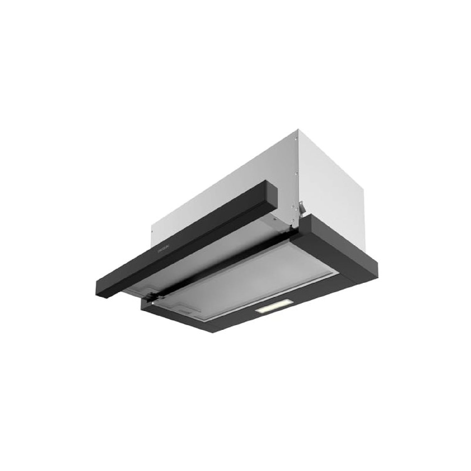 Campana Extractora Telescópica De 60cm Bolero Flux Tlm 603500 Black A. Motor 70w, Potencia Succión 350m3/h, Control Mecánico, 2 Niveles De Potencia,_0