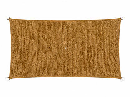 Toldo Vela Coco Natural Reforzado 4x3 M 60% Ocultación Para Jardín Terraza Pérgola_4