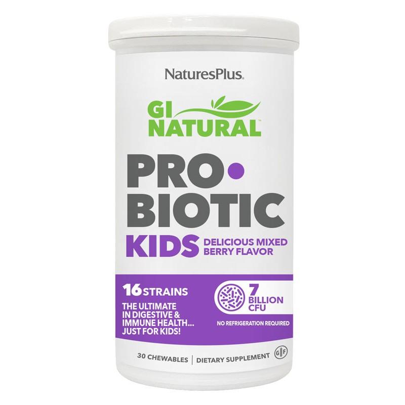 Nature's Plus Probiótico Natural para Crianças 30 Comprimidos