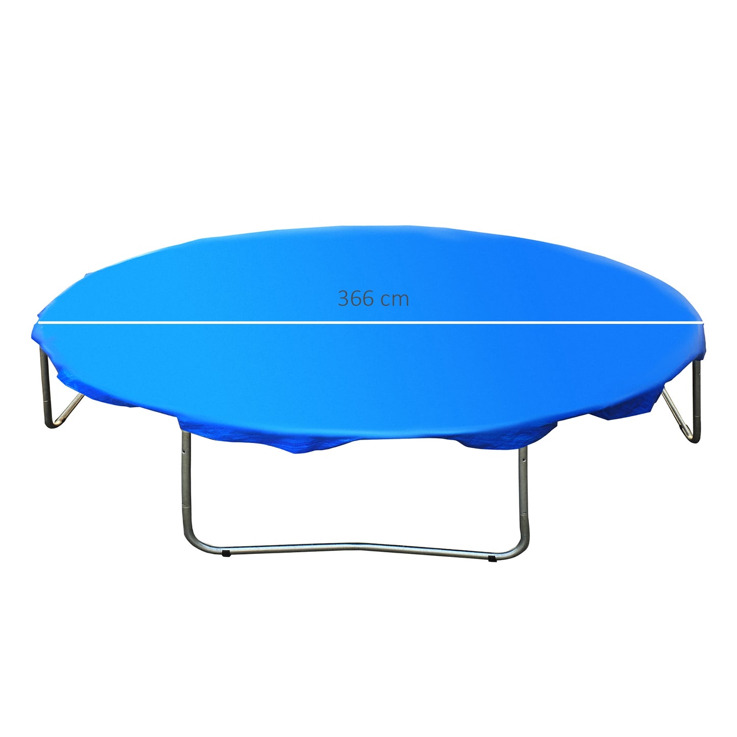 Homcom Funda Proteccion Impermeable Para Cama Elástica Trampolines Ø366 Cm Azul_2