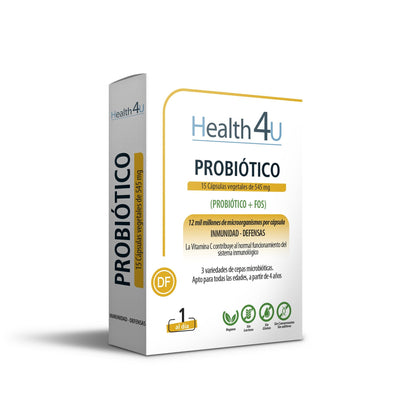 Probiótico 545mg H4U 15 cápsulas vegetais