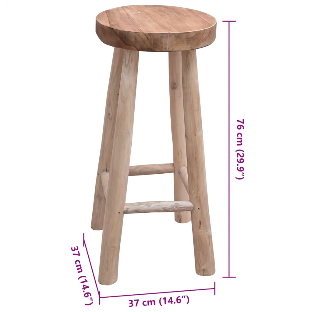 Taburete De Cocina De Madera De Teca_2