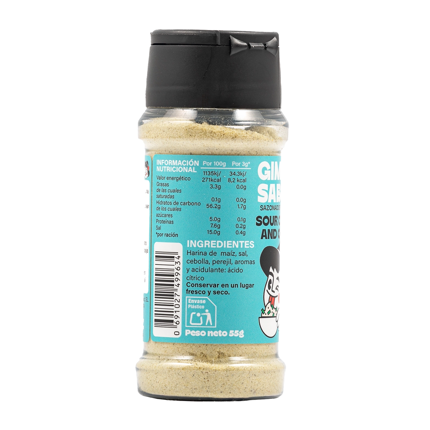 Sazonador vegetal sabor sour cream and onion_1