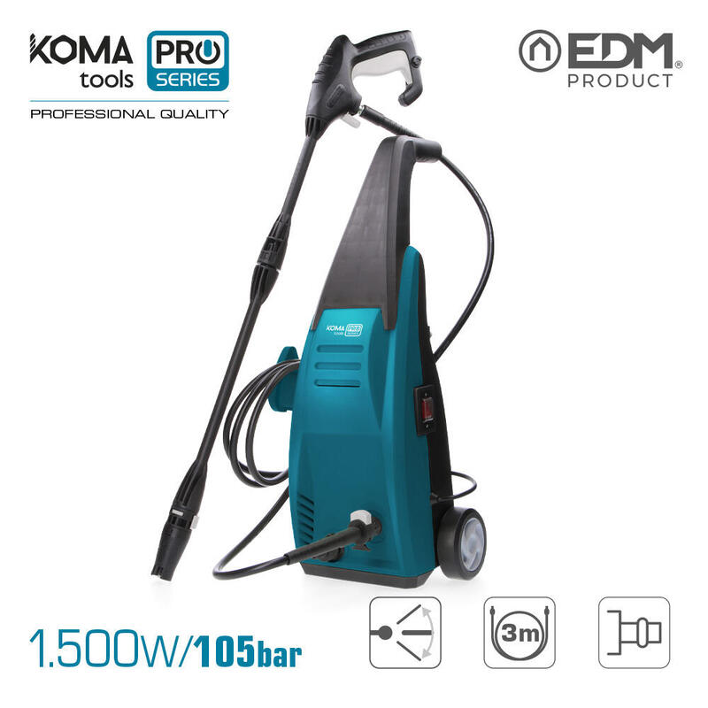 Hidrolimpiadora Alta Presion 105 Bar 1500w 29,5x64cm Koma Tools_0