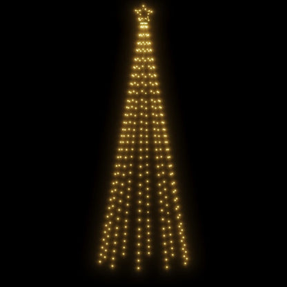 Vidaxl Árbol De Navidad Con Pincho 310 Led Blanco Cálido 300 Cm_3