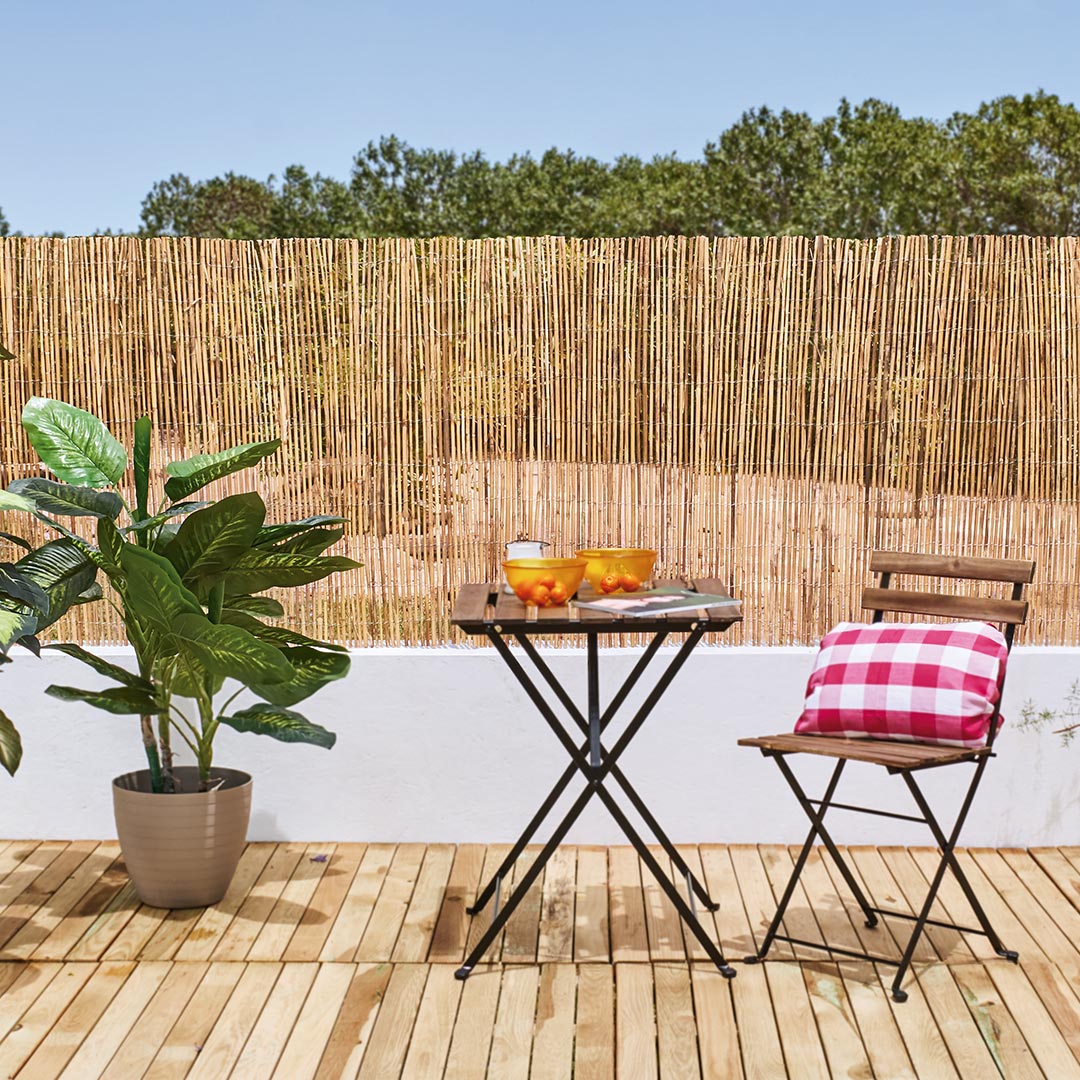 Cañizo De Bambú Entero - Natural Y Resistente 2x5 M / Multicolor_0