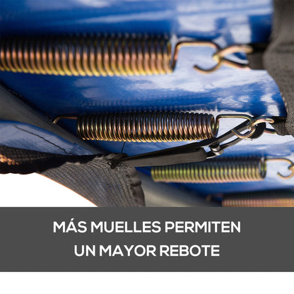 Homcom Red De Seguridad De Reemplazo Para Trampolín Redondo Ø244 Cm Negro_5