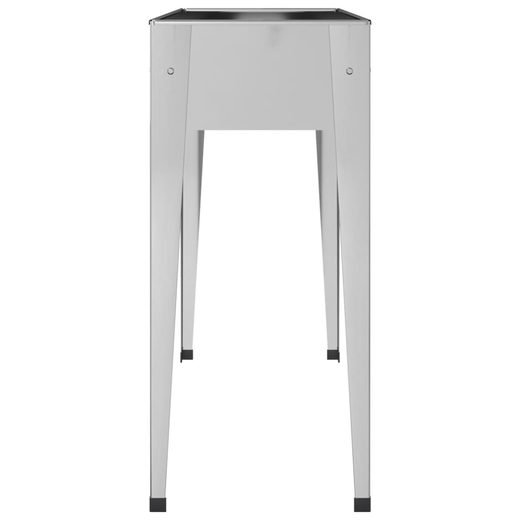 Jardinera De Acero Galvanizado 100,5x40,5x90 Cm_4