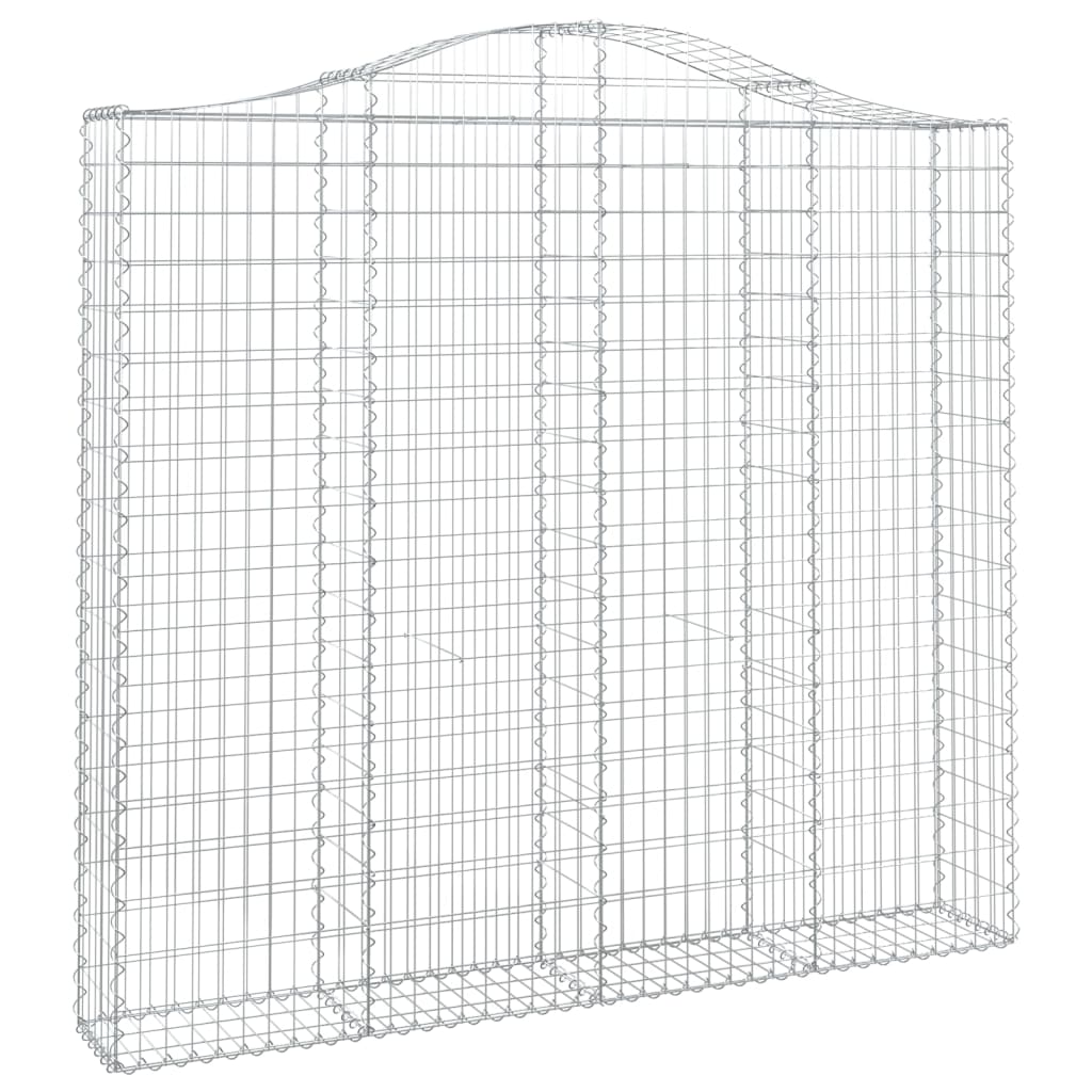 Cestas De Gaviones 2 Uds Forma De Arco Hierro 200x30x180/200 Cm_2