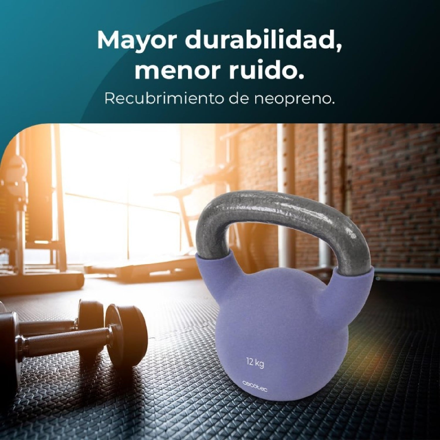 Cecotec Pesa Rusa Drumfit Kettlebell 8000 Neo_1