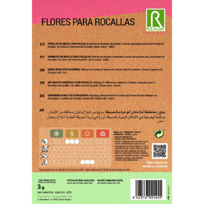 Sementes de flores para jardins ornamentais