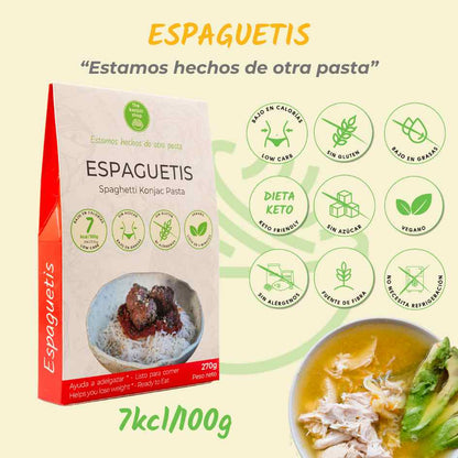 Esparguete Konjac The Konjac Shop 270g