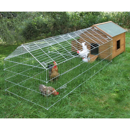 Kerbl Recinto Exterior Animales Pequeños Barrera Cromado 220x103x103cm_4