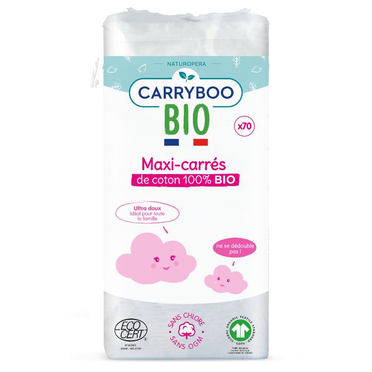 CARRYBOO - Maxi-Squared 100% algodão orgânico x70