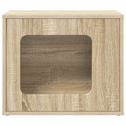Casa Para Gatos Sonoma 51 X 30 X 42,5 Cm Madera De Ingeniería_4