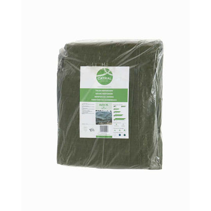 Toldo Reforzado Verde - Protección Durable Para Exteriores - 5x8 M - Multicolor_0