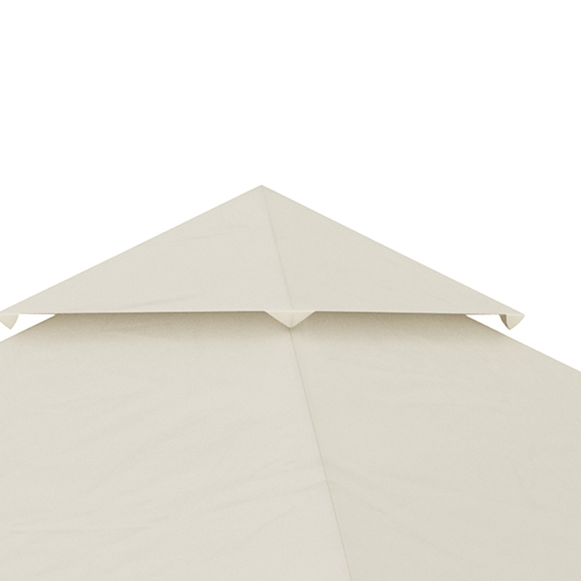 Outsunny Techo De Repuesto Para Cenador 3x3 M Con Techo Doble Crema_3