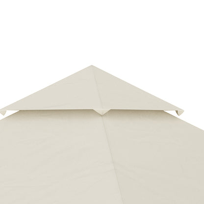 Outsunny Techo De Repuesto Para Cenador 3x3 M Con Techo Doble Crema_3