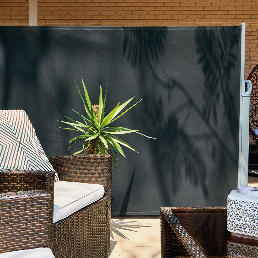 Separador De Ambiente Extensible Doble Para Terrazas Y Jardines 1,6x3 M / Multicolor_0