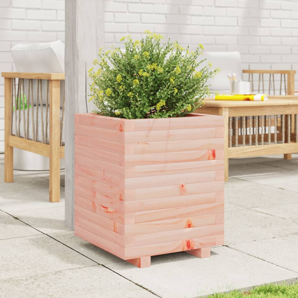 Jardinera Madera Maciza De Abeto Douglas 40x40x49,5 Cm_2