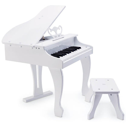 Piano Deluxe Grand Piano Hape White_5