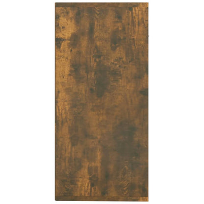 Aparador Madera Contrachapada Color Roble Ahumado 88x30x65 Cm / Vetonek_5